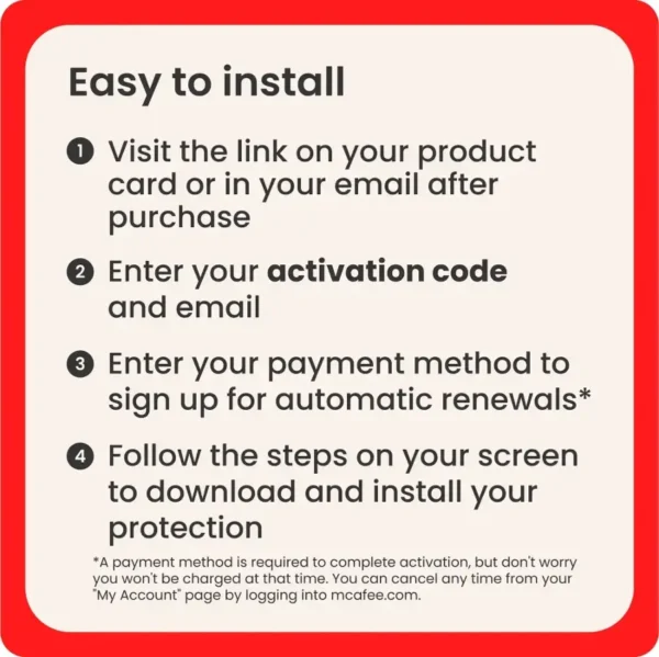 McAfee - Total Protection (3-Device) Antivirus Software with Scam Protection (1-Year Subscription with Auto-Renewal) - Android, Apple iOS, Chrome, Mac OS, Windows [Digital] - Image 6